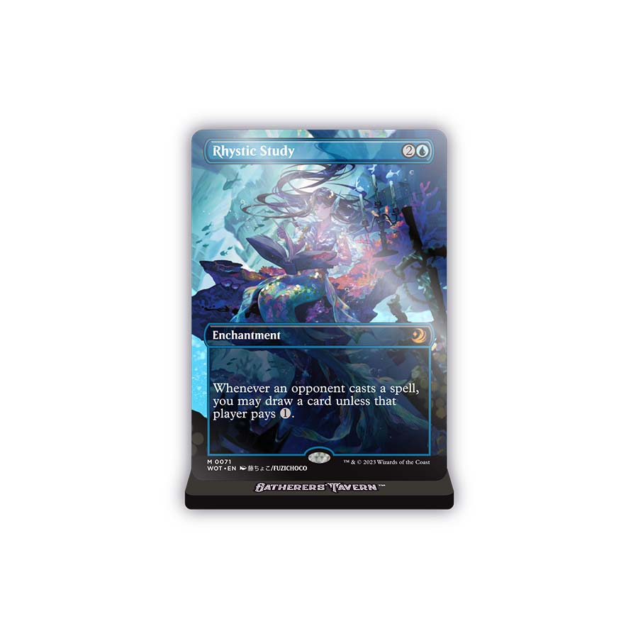 Magic: The Gathering Slab Rhystic Study Standee Magic: The Gathering Slab Rhystic Study Standee