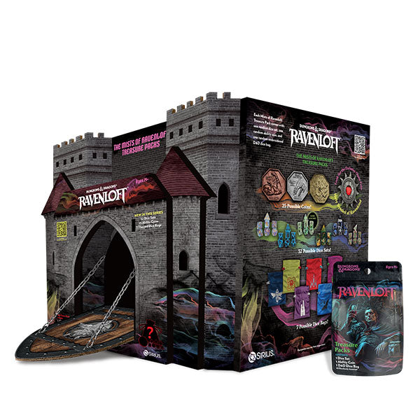 D&D Mists of Ravenloft Treasure Packs Dice Set PDQ Display