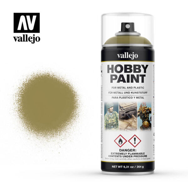 Primer: Hobby Paint- AFV Color- Aerosol- Panzer Yellow, 400 ml.