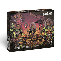 Game Color Set: Squidmar Miniatures - Fantasy Paint Set (12 Colors)