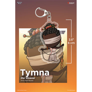 Keychain: MTG Acrylic Partner Commanders- Tymna The Weaver