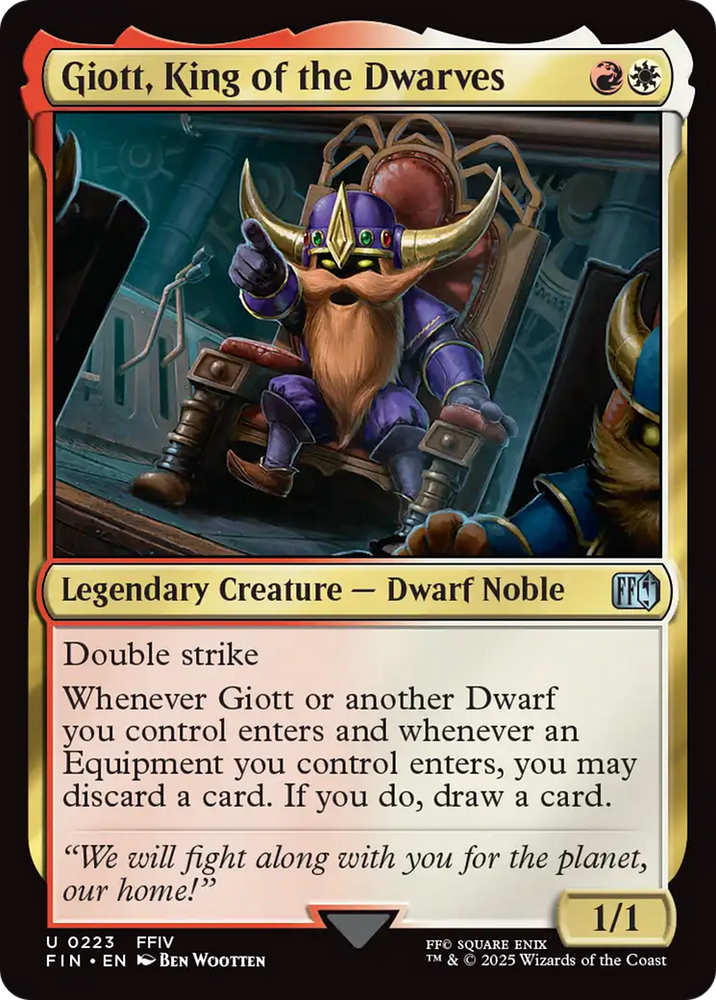 Giott, King of the Dwarves [FINAL FANTASY]