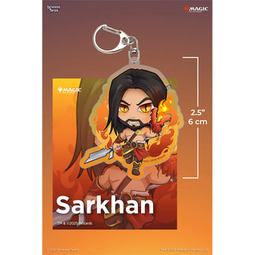 Keychain: MTG Acrylic Planeswalkers- Sarkhan