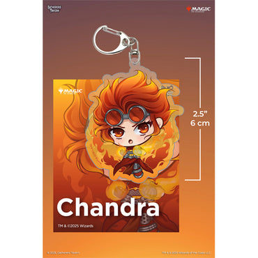 Keychain: MTG Acrylic Planeswalkers- Chandra