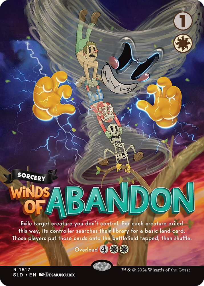 Winds of Abandon (Rainbow Foil) [Secret Lair Drop Series]