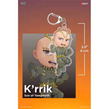 Keychain: MTG Acrylic Commanders - K'rrik, Son of Yawgmoth