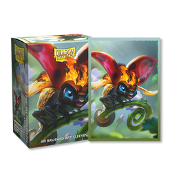 Dragon Shield: Standard 100ct Brushed Art Sleeves - The Burnbug