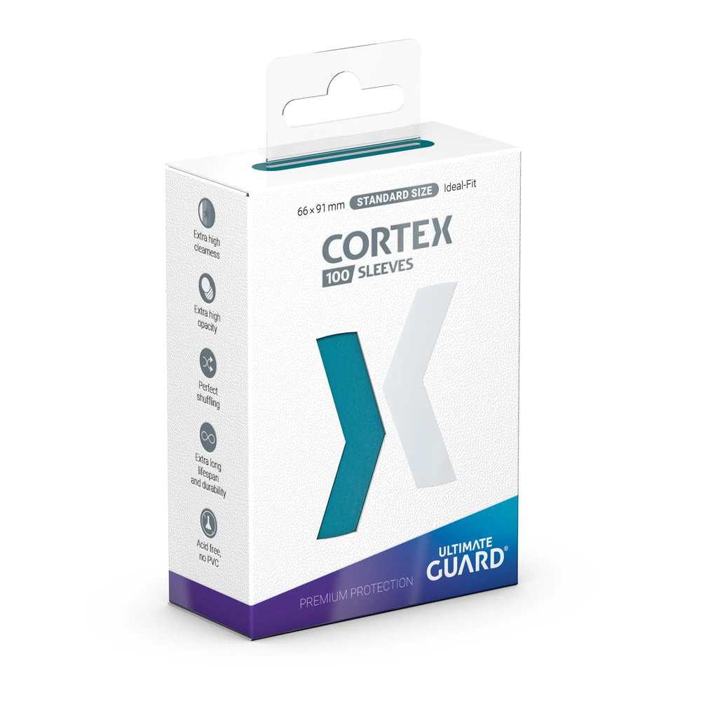 Card Sleeves: Cortex Standard Size- Glossy Petrol (100 ct.)