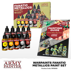 Warpaint: Fanatic Metallics Paint Set (10 colors)