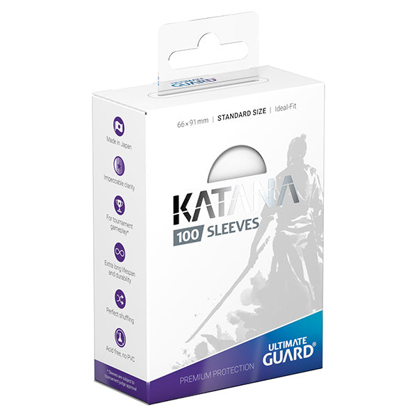 Card Sleeves: Katana Sleeves Standard Size- White (100ct)