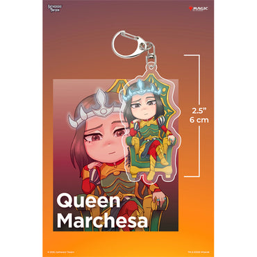 Keychain: MTG Acrylic Commanders- Queen Marchesa