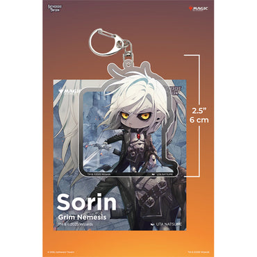 Keychain: MTG Acrylic Li'l Walkers- Sorin Grim Nemesis