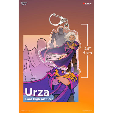 Keychain: MTG Acrylic Commanders- Urza, Lord High Artificer