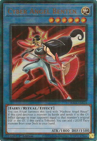 Cyber Angel Benten [RA01-EN024] Prismatic Ultimate Rare