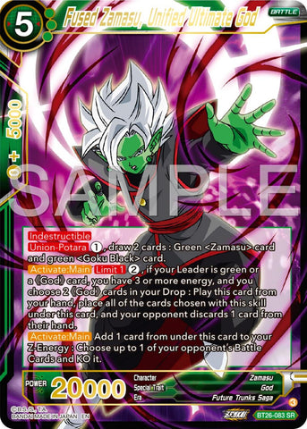 Fused Zamasu, Unified Ultimate God (BT26-083) [Ultimate Advent]