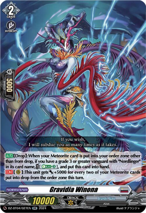 Gravidia Winona (DZ-BT04/027EN) [Destined Showdown]