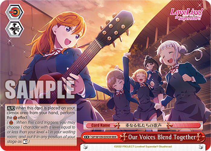 Our Voices Blend Together (SIP/W109-E093R RRR) [Love Live! School idol festival 2 MIRACLE LIVE!]