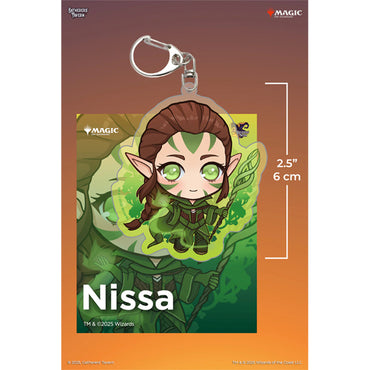 Keychain: MTG Acrylic Planeswalkers- Nissa