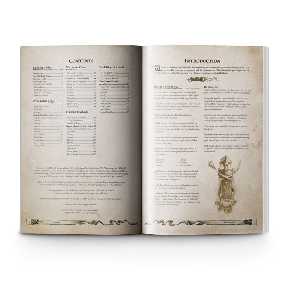 WARHAMMER THE OLD WORLD: Army Lists for the Forces of Evil: Ravening Hordes