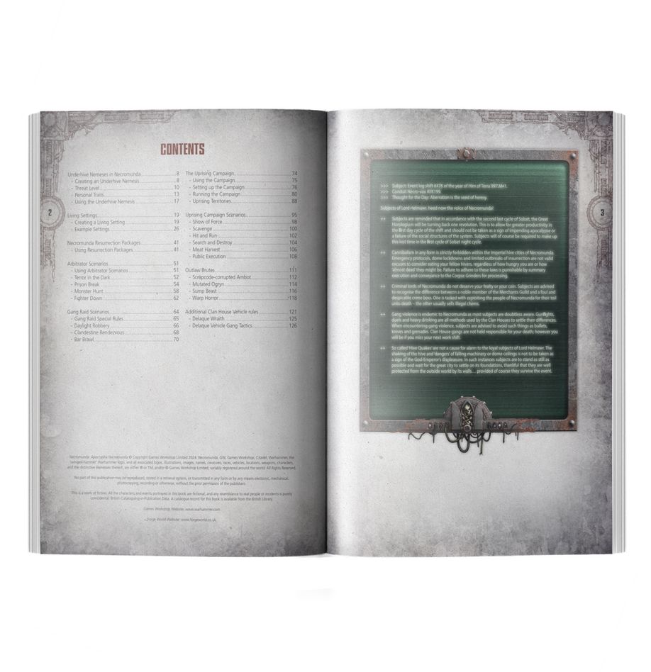 NECROMUNDA: APOCRYPHA (HARDBACK)