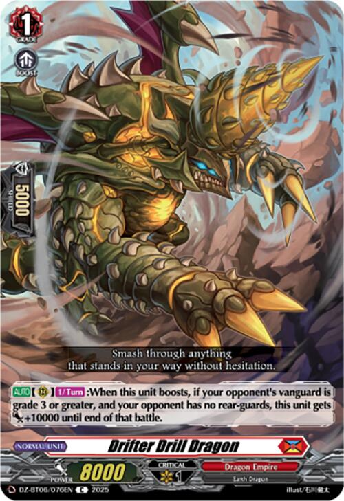 Drifter Drill Dragon (DZ-BT06/076EN) [Generation Dragenesis]