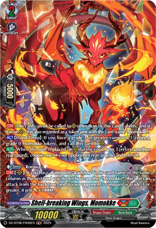 Shell-breaking Wings, Momokke (DZ-BT06/FR49EN) [Generation Dragenesis]