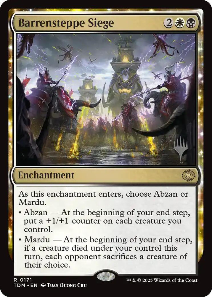Barrensteppe Siege (Promo Pack) [Tarkir: Dragonstorm Promos]