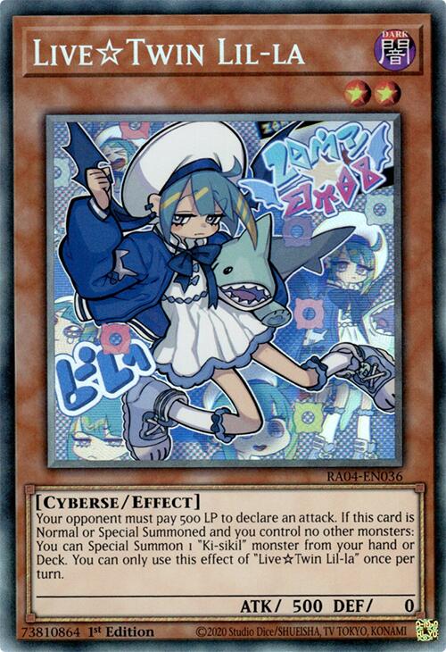 LiveTwin Lil-la [RA04-EN036] Prismatic Collector's Rare
