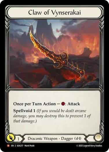 Claw of Vynserakai [SEA257] (High Seas)