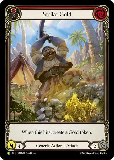 Strike Gold (Red) [GEM064] (GEM Pack 2)