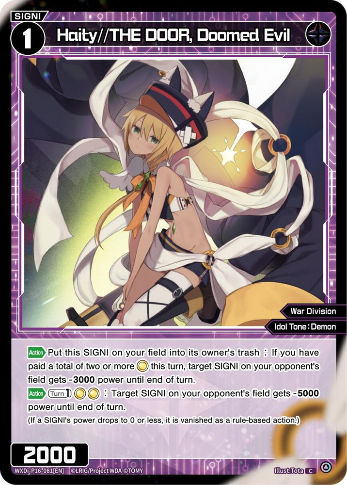 Haity//THE DOOR, Doomed Evil (WXDi-P16-081[EN]) [Legendary DIVA]