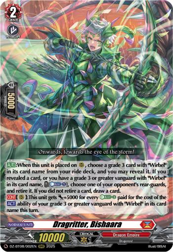 Dragritter, Bishaara (DZ-BT08/002EN) [Knights 0f Rebirth]