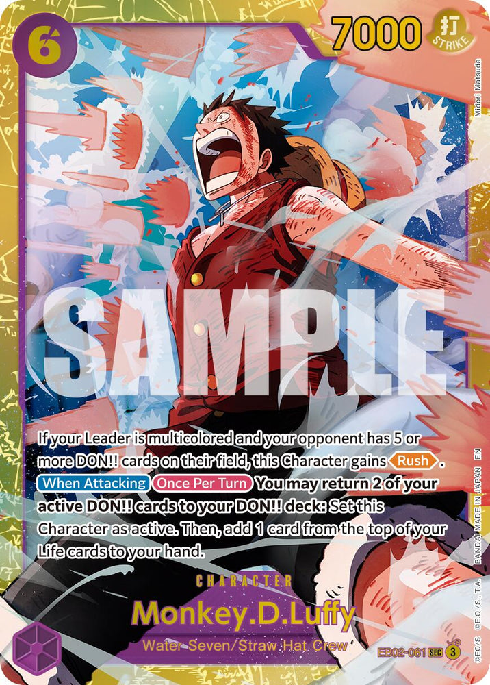 Monkey.D.Luffy (EB02-061) (Reprint) [Premium Booster -The Best- Vol. 2]