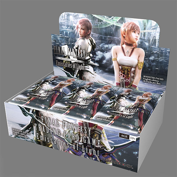 Final Fantasy TCG: Opus 16- Emissaries of Light Booster Display