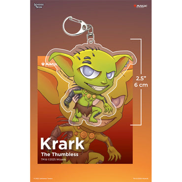 Keychain: MTG Acrylic Partner Commanders- Krark The Thumbless