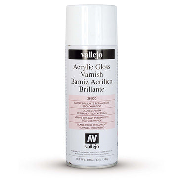 Varnish: Aerosol- Gloss Varnish, 400 ml.