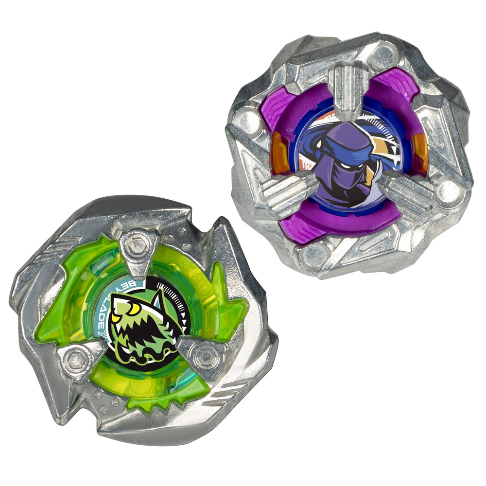 Beyblade X Knife Shinobi 4-80HN, Keel Shark 3-80F Takara Tomy Dual Battling Top