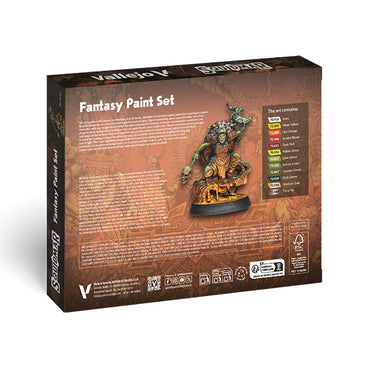 Game Color Set: Squidmar Miniatures - Fantasy Paint Set (12 Colors)