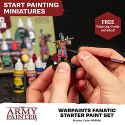 Warpaint: Fanatic Starter Paint Set (11 colors + 1 brush + 1 miniature)