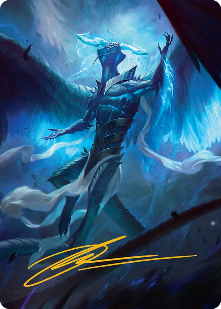 Ugin, Eye of the Storms Art Card (1/54) [Tarkir: Dragonstorm Art Series]