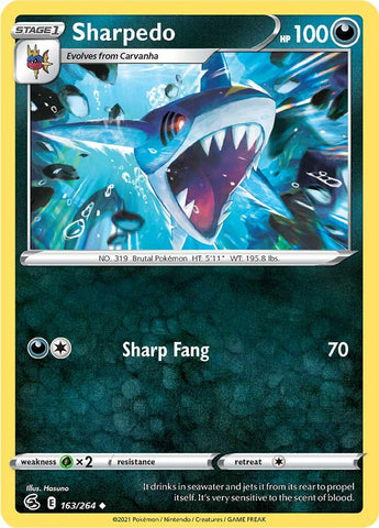 Sharpedo (163/264) [Sword & Shield: Fusion Strike]