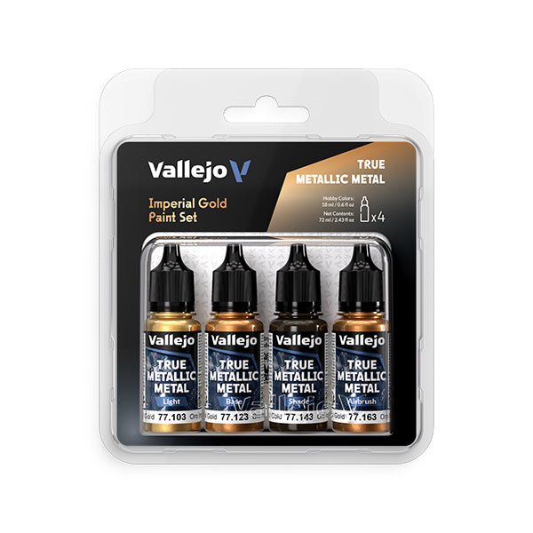 True Metallic Metal Set: Imperial Gold (4 color set), 18ml