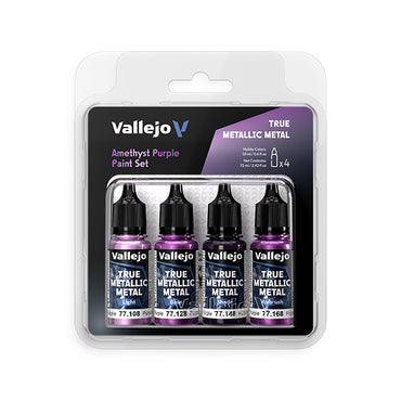 True Metallic Metal Set: Amethyst Purple (4 color set), 18ml