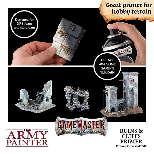 GameMaster: Terrain Primer- Ruins & Cliffs, 300 ml.