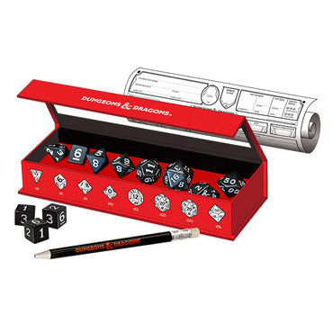 11-Die Set D&D New Adventurer Set- Black