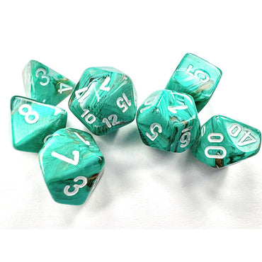 7-Die Set Mini Marble: Oxi-Copper/White