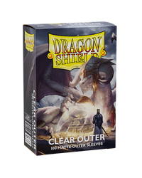 Dragon Shield: 100ct Outer Sleeves - Clear Matte (Standard)