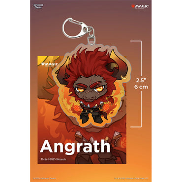 Keychain: MTG Acrylic Planeswalkers - Angrath