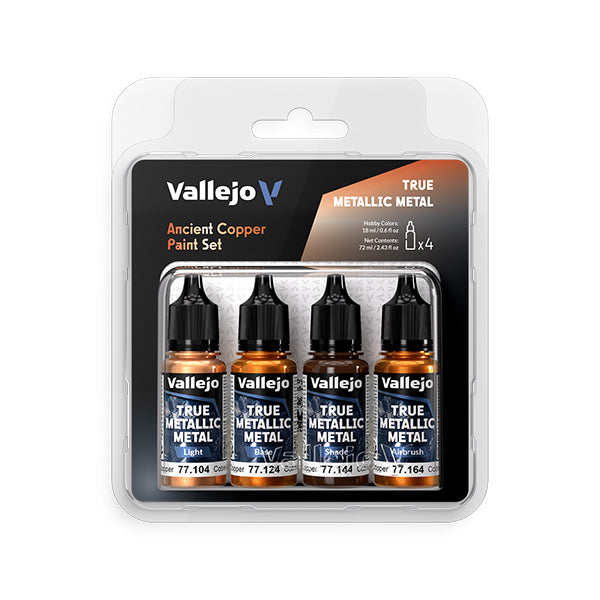 True Metallic Metal Set: True Gold (4 color set), 18ml