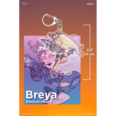 Keychain: MTG Acrylic Commanders- Breya, Etherium Sculptor